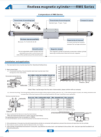 RMS SERIES: RODLESS MAGNETIC CYLINDERS